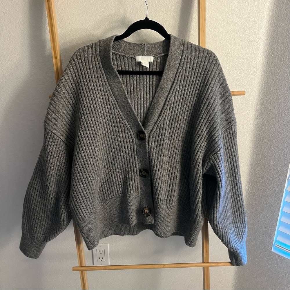 H&M button cardigan size L gently worn